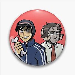 Jschlatt Pins - Quackity and  Zombie Schlatt  Pin