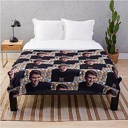 Jschlatt Blankets - Happy Schlatt Throw Blanket
