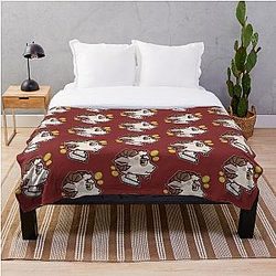 Jschlatt Blankets - Jschlatt  But He’s Irritated Throw Blanket