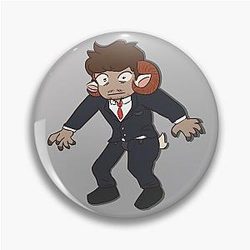 Jschlatt Pins - Jschlatt  Surprised sticker Pin