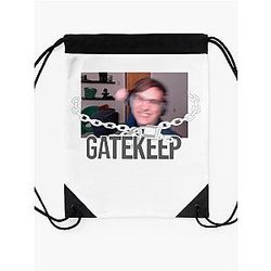 Charlie Slimecicle Gatekeep Drawstring Bag Premium Merch Store