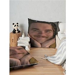 Jschlatt Big Guy Throw Pillow Premium Merch Store