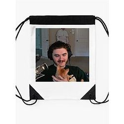 Schlatt With His Cat Drawstring Bag Premium Merch Store