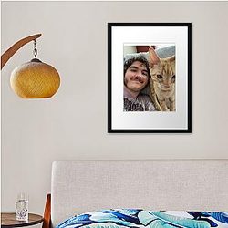 Schlatt And His Cat 2 Framed print Premium Merch Store