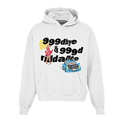 Juice Wrld Hoodies - 999DBYE &amp; 999DRIDDANCE TRIPLE PLATINUM ANNIVERSARY HOODIE 