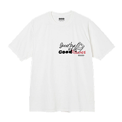 Juice Wrld T-Shirts - 999DBYE &amp; 999DRIDDANCE TRIPLE PLATINUM ANNIVERSARY TEE WHITE 