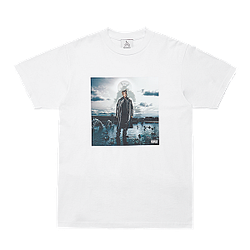 Juice Wrld T-Shirts - Fighting Demons Album Cover Tee White 
