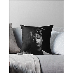 Juice Wrld juice wrld 999 Black Pillow