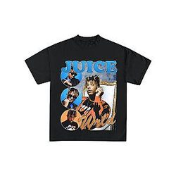 Juice WRLD T-shirt – Angel Wings Graphic