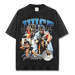 Juice WRLD T-shirt – Graffiti-Style Print