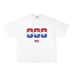 Juice Wrld T-Shirts - 999 4th TEE WHITE 