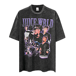 Purple Glow Collage LA 2404 Juice Wrld Wash T-Shirts