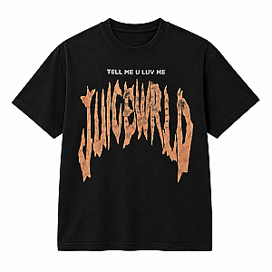 Tell Me U Luv Me Orange Distressed LA2307 Juice Wrld T-Shirts