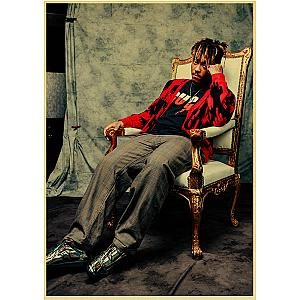 Juice Wrld Rapper King Retro Decorative Poster
