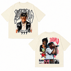 The Wrld Domination Tour Dates Red LA2307 Juice Wrld T-Shirts