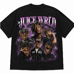 Retro Bootleg Rap DTNK2907cl Juice Wrld T-Shirts