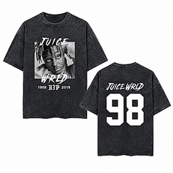 Juice Wrld Washed Vintage Cotton NTMD0508 Juice Wrld T-Shirts