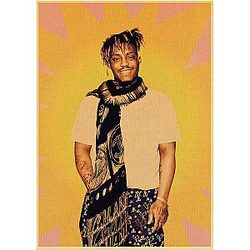Juice Wrld Smiling Retro Decorative Poster
