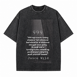 Juice WRLD 999 Positive Mindset Quote Washed NTMD1808 Juice Wrld T-Shirts