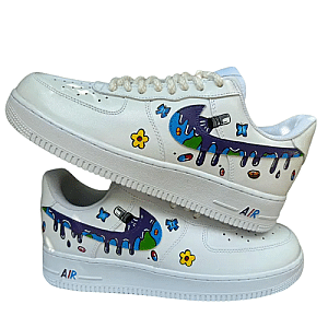 Hand Painted Air Force 1 DTNK0709 Juice Wrld Shoes