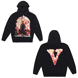 Fighting Demons Flame LA1609 Juice Wrld Hoodies