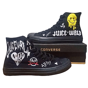 Inspired Hand Painted DTNK1609 Juice Wrld Shoes