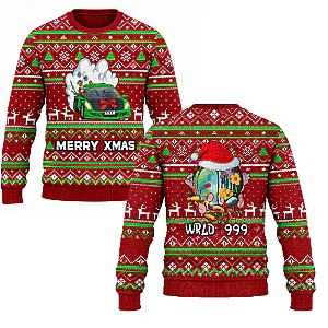 999 DTNK0610 Ugly Christmas  Juice Wrld Sweatshirts