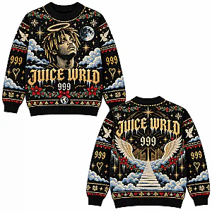 Go To The Haven DTNK2110 Juice Wrld Ugly Christmas Sweater