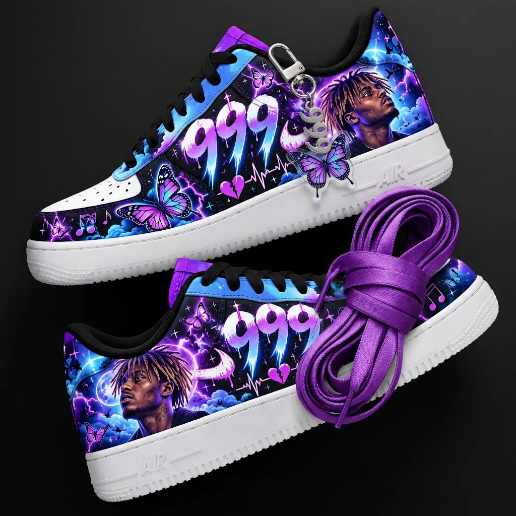 [Exclusive] Broken Heart And Butterfly DTNK2610 Sneaker Juice Wrld ...