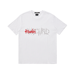 999 X Ksubi White Graphic Tee