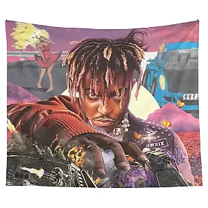Juice Wrld 999 Tapestry Wall Hanging Art for Bedroom Living Room Home Decoration