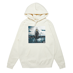 Fighting Demons Album Cover Hoodie Tan