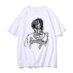 Rapper Juice Wrld Printed Vintage T-shirts