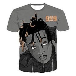 Rapper Juice Wrld 999 3D Printed T-shirt