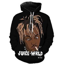 New Rapper Juice Wrld 3D Printed Fashion Pullover Hoodie