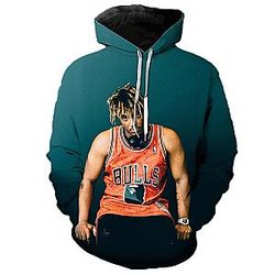 Juice Wrld 3D Printed Pullover Hoodie