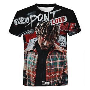 Rock Singer Rapper Juice Wrld 3D Printed Hip Hop T-shirt