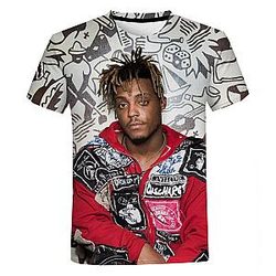 Rock Singer Rapper Juice Wrld 3D Printed Casual T-shirt