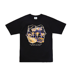 Attack Black Graphic Tee