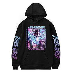 New Printed Juice WRLD Hoodies - Unisex Hooded Rapper Hoodie Casual Pullovers