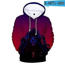 Juice WRLD 3D Hoodies - Long Sleeve Printed Hooded Casual Hoodies