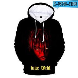 Juice WRLD 3D Hoodies - Pullovers Printed Hooded Clothing Hoodies