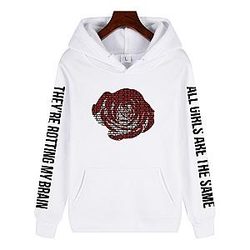 Juice Wrld ALL Girls Are the Same White Hoodie