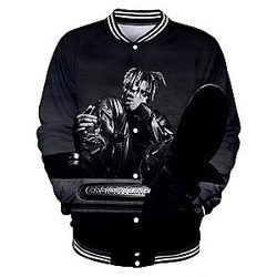 Juice Wrld 3D Print College Jacket Sweatshirt