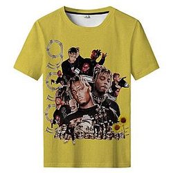 Juice Wrld  3D Printed Trendy Top New Casual T-shirt