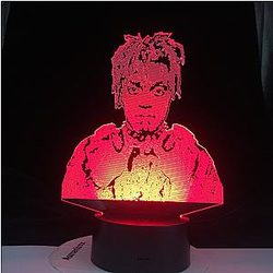 Juice Wrld 3D Lamps - Juice Wrld Portrait Night Lamp