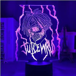 Juice Wrld 3D Lamps - Juice WRLD Skull Night light
