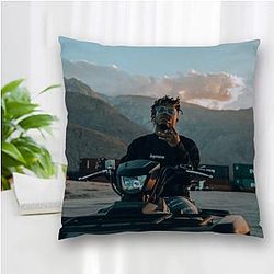 Juice Wrld Pillow Case:  Juice Wrld Riding Motor