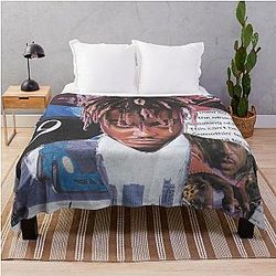 Juice Wrld Blankets - WRLD in Space Throw Blanket