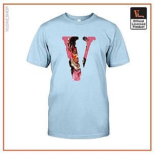 Juice Wrld T-Shirts – Vlone x Juice Wrld Big V 3D Printed Classic T-Shirt